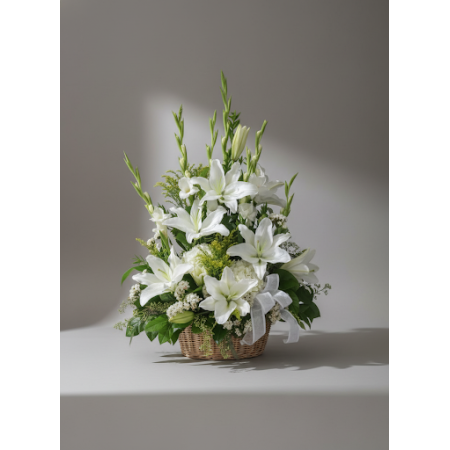 BASKET OF FLOWERS 41 - 6 Basket of Flowers 41 | سلال الزهور الطازجةأضئ أي مساحة مع سلة الزهور 41 الخاصة بنا. ترتيب مذهل من الأزه