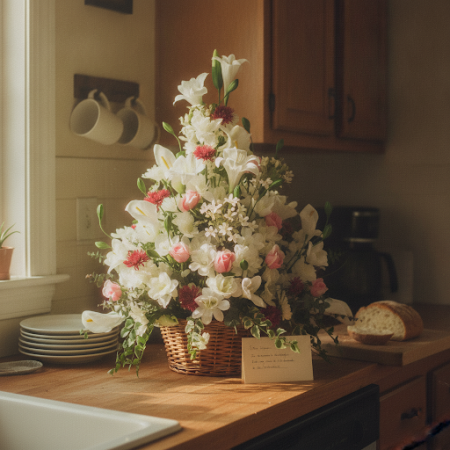 BASKET OF FLOWERS 43 - 2 Basket of Flowers 43 | Fresh Flower Baskets