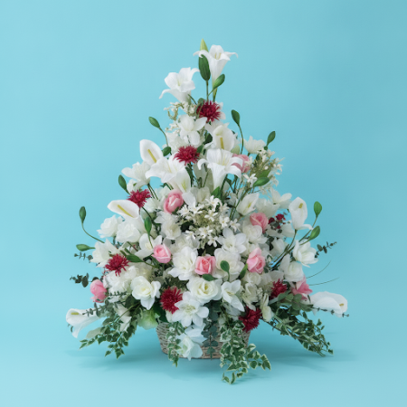 BASKET OF FLOWERS 43 - 6 Basket of Flowers 43 | Fresh Flower Baskets