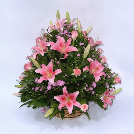 BASKET OF FLOWERS 44 - 4 Basket of Flowers 44 | Flores Frescas y RegalosIlumina cualquier espacio con nuestro BASKET OF FLOWERS 