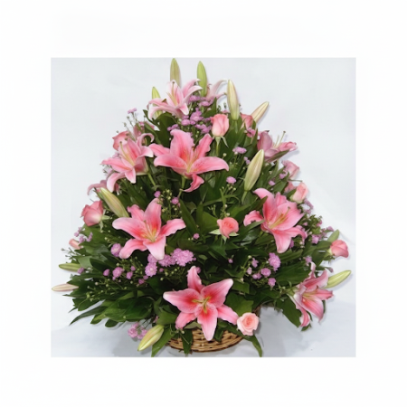 BASKET OF FLOWERS 44 - 7 Basket of Flowers 44 | Flores Frescas y RegalosIlumina cualquier espacio con nuestro BASKET OF FLOWERS 