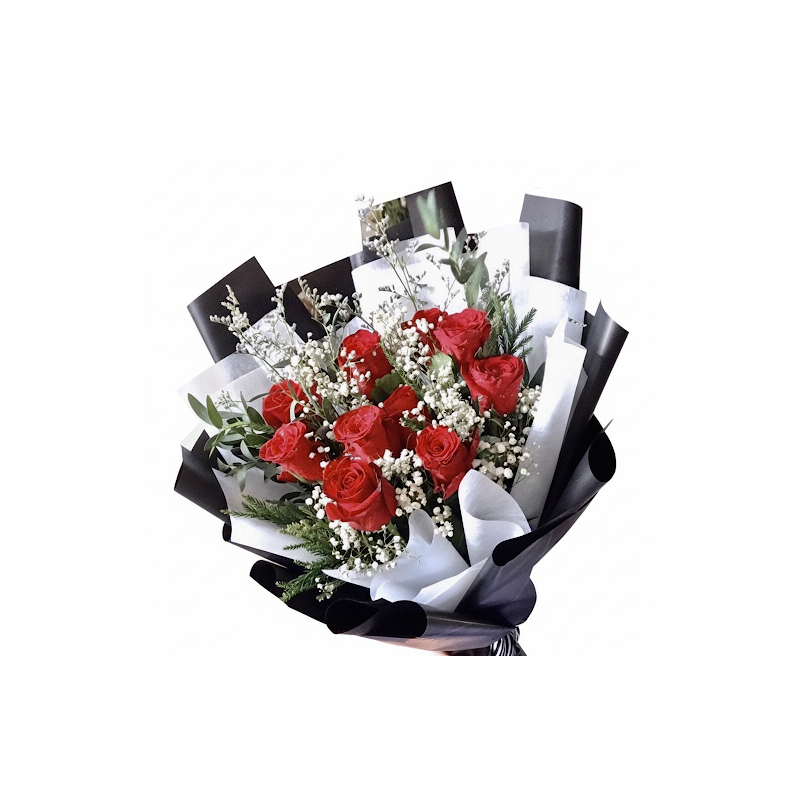 10 red roses flowers - 9 10 Red Roses | Grazas Flores | [Your Brand]Exprésa a túa gratitude con 10 stunning red roses flowers. P