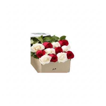 12 mix roses in box - 4 12 Mix Roses in Box | Tuoreet kukat | ROSE IN BOXYllätä joku erityinen kauniilla 12 mix roses in box -ki