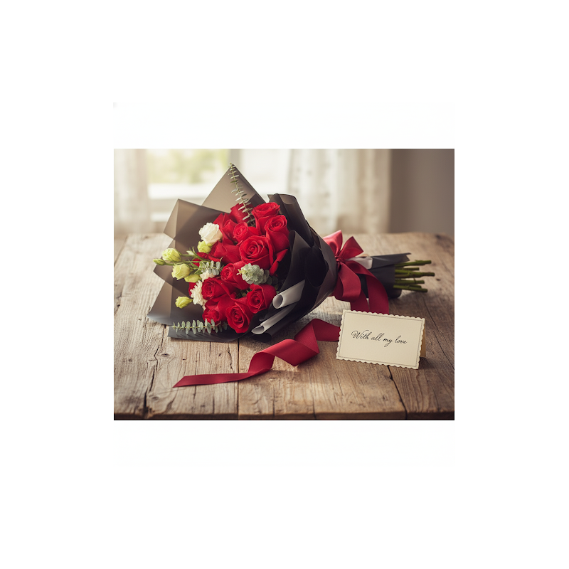 12 red Rose flowers - 3 Red Rose Flowers | 신선하고 아름다운 꽃특별한 사람에게 12 red Rose flowers로 놀라움을 선사하세요. 어떤 경우에도 완벽한 이 신선한 꽃들은 사랑과 열정을 상징