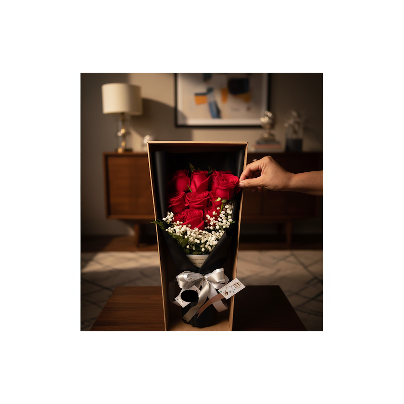 13 red roses in box - 5 13 roses vermelles en caixa | Roses fresques | ROSA EN CAIXASorprèn algú especial amb 13 stunning red ro