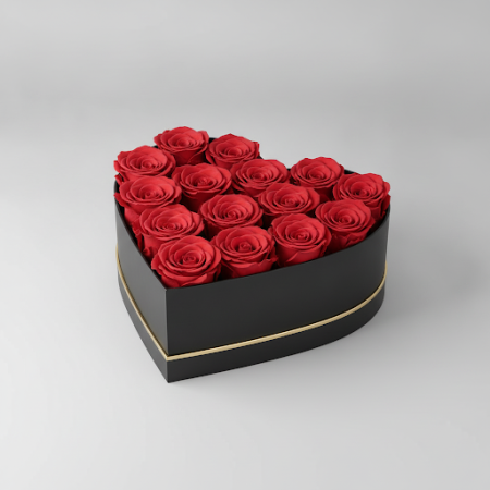 16 roses in box - 6 16 Roses in a Box | Δώρα για την Ημέρα του Αγίου ΒαλεντίνουΕκπλήξτε τον αγαπημένο σας αυτόν τον Άγιο Βαλεντί