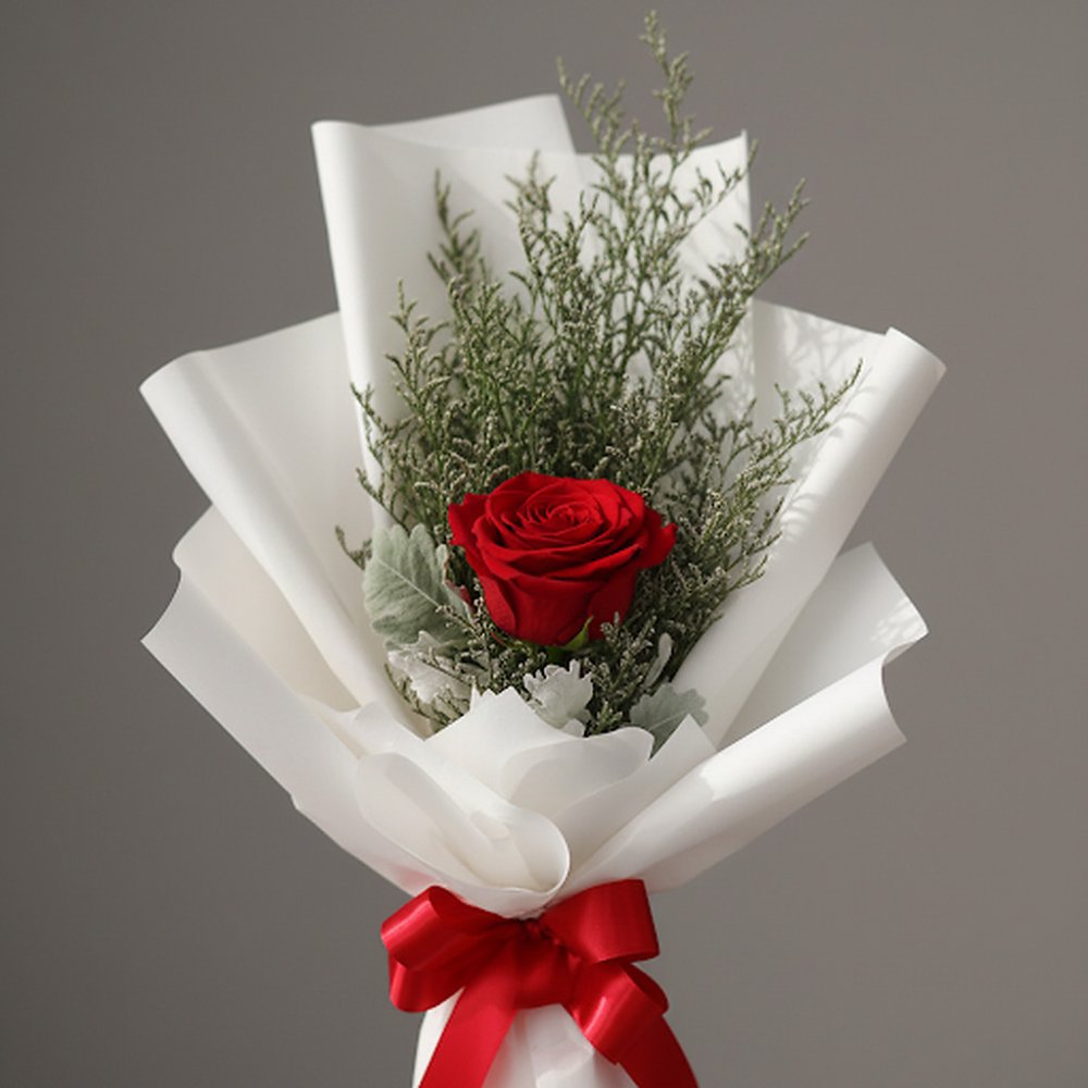 Mazzo di rose fresche | Composizione floreale naturale