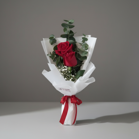 2 roses flowers - 2 2 Roses Flowers | 발렌타인 데이 선물사랑하는 사람을 이번 발렌타인 데이에 우리의 멋진 2 roses bouquet로 놀라게 해보세요. 사랑과 애정을 아름답게 표현하기에 완벽합니다!