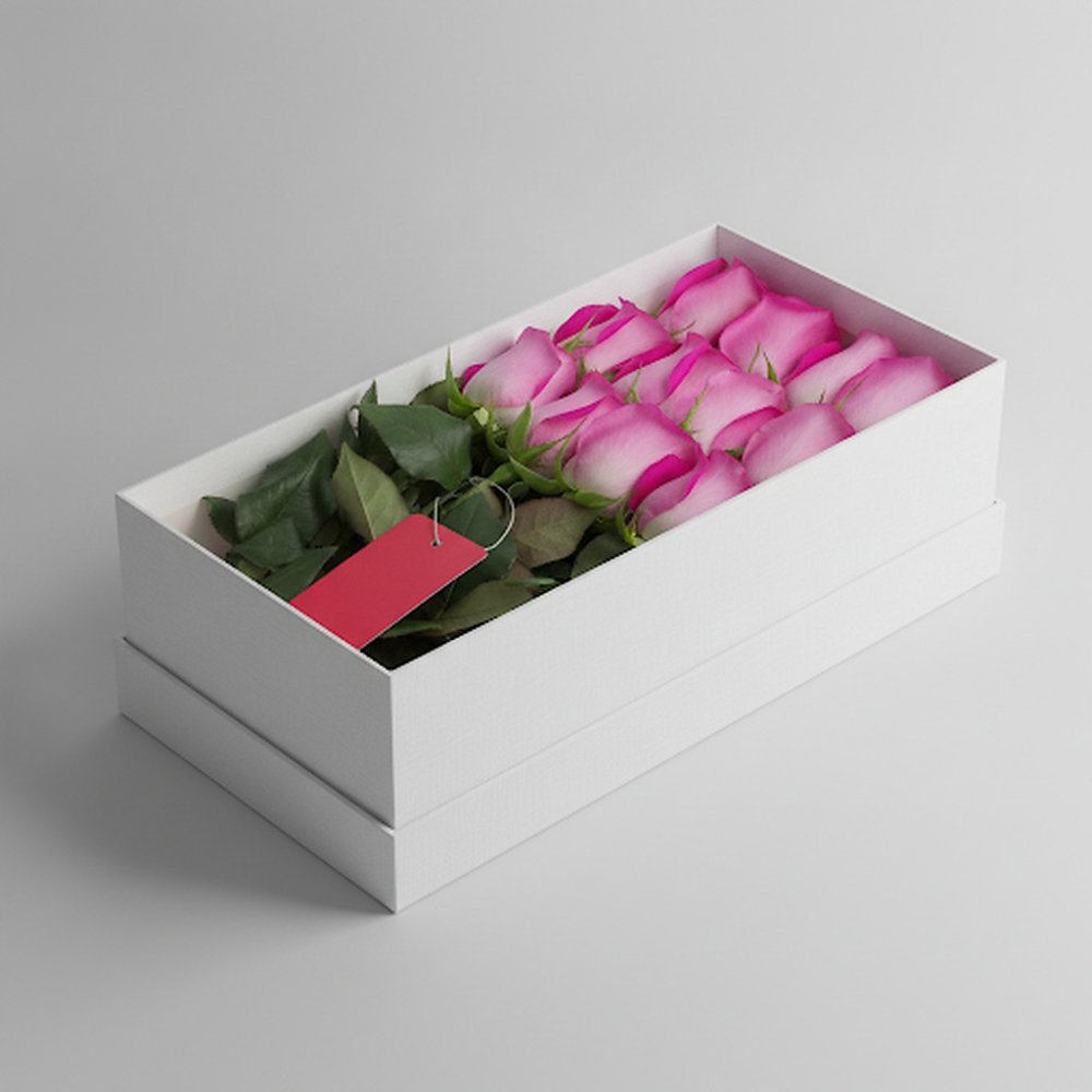 奢華鮮花禮盒（含20朵精選粉玫瑰）－芭達雅優雅禮品