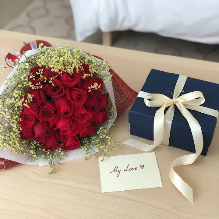 20 red roses - 4 20 Red Roses | Friske roser leveret i dag
