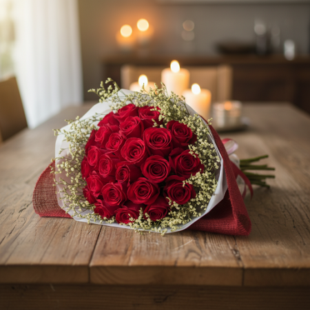 20 red roses - 8 20 Red Roses | Friske roser leveret i dag