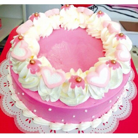 Cake 1500g (4 Portion) – Elegant Pink Celebration Dessert in Pattaya Cake 1500g (4 Portion) – Elegant Pink Celebration Dessert i