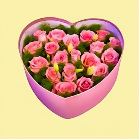 20 Rosen in einer Box | Frische Rosenlieferung