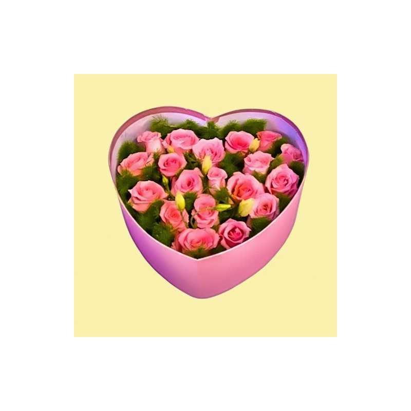 20 Roses in a Box | Friske roser levering