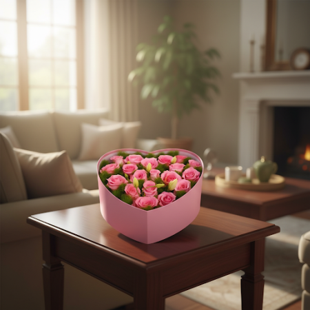 20 Roses in a Box | Friske roser levering