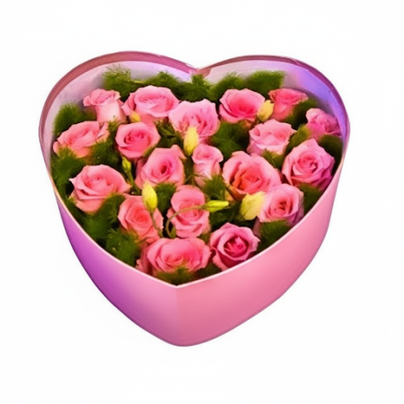 20 Roses in a Box | Friske roser levering