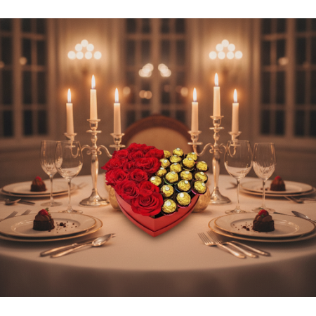20 roses with chocolate - 3 20 Roses & Chocolate: Regalo di San ValentinoSorprendi la tua persona amata questo San Valentino con