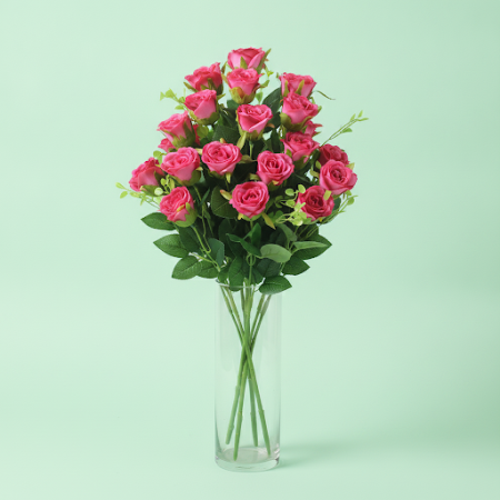 24 pink roses flowers - 4 24 pink roses flowers: Valentine's Day flowersSurprise your loved one this Valentine’s Day with 24 stu