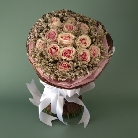 24 pink roses flowers - 4 24 Pink Roses: Valentine's Day FlowersSorprende a tu ser querido este Día de San Valentín con 24 stunn