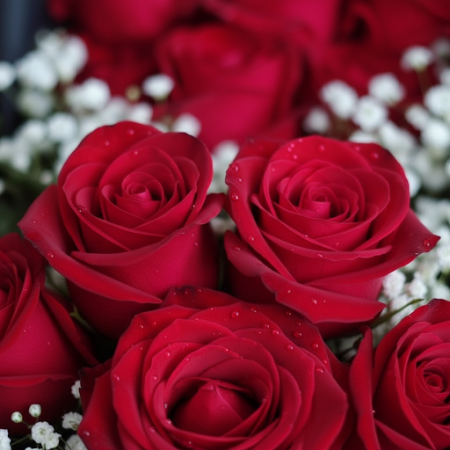 24 red rose flowers NR12 - 5 24 Rosas Vermellas: Regalo do Día de San Valentín | NR12Surpreende á túa persoa querida con 24 impr