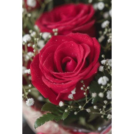 24 red roses flowers - 5 24 Κόκκινα Τριαντάφυλλα: Λουλούδια για την Ημέρα του Αγίου ΒαλεντίνουΕκπλήξτε τον αγαπημένο σας αυτόν τ