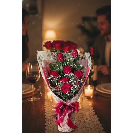24 roses vermelles ram.
