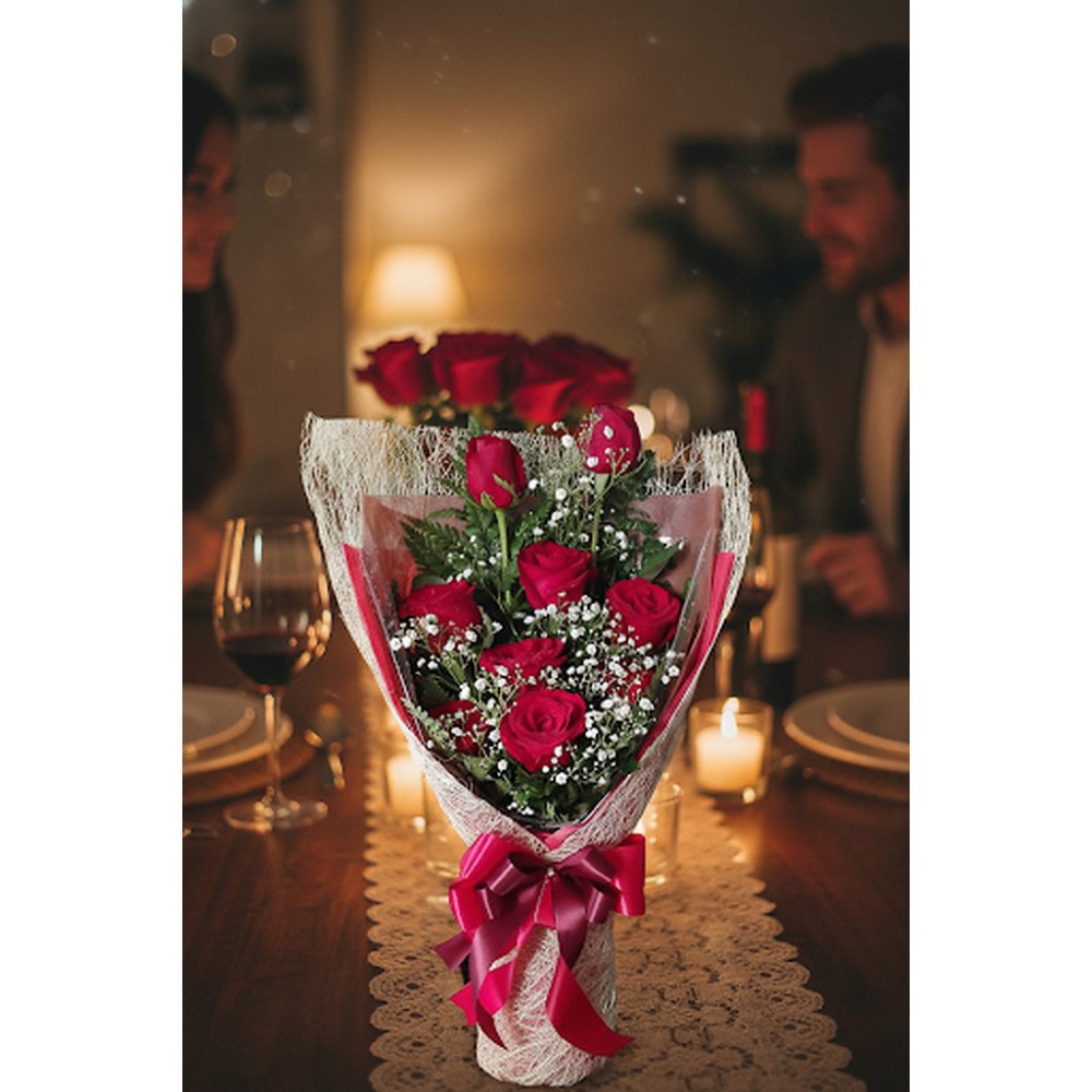 24 rosas rojas