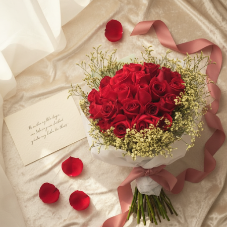 26 roses bouquet - 7 26 Roses Bouquet | Valentine's Day Gifts