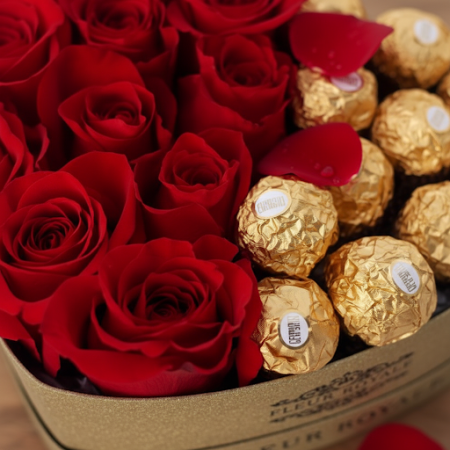 29 roses in box with chocolat - 6 29 Roses in Box & Chocolates | Valentine's Day GiftSorprende a tu ser querido este Día de San 