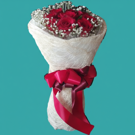 5 Red Roses Bouquet | Frische Blumen Online