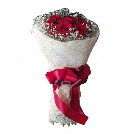 5 red  roses  flowers - 7 5 Red Roses Bouquet | Friske blomster online