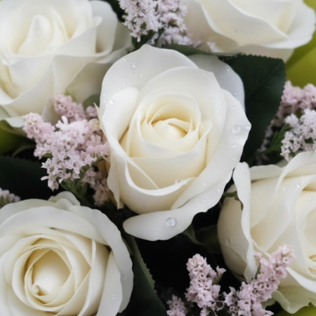 5 White  roses flowers - 75 White Roses | Свежие цветы | РозыОсветите любое событие нашими потрясающими 5 white roses flowers. И