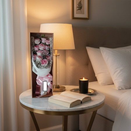 6 pink roses in box - 3 6 Pink Roses in Box | Fresh Flowers & Gifts