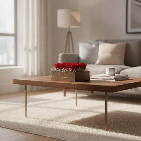 6 rose in box - 5 6 roser i en kasse | Frisk & Elegant