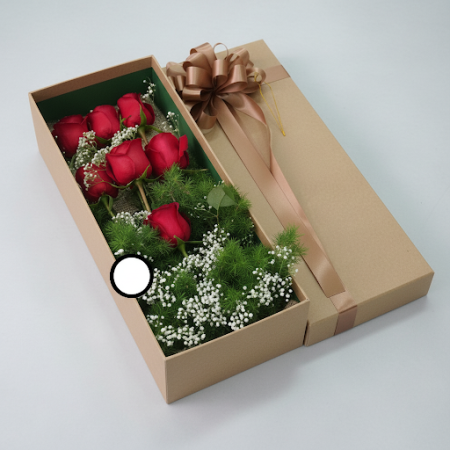 6 roses in box - 7 6 Roses in Box | Frische & elegante RosenÜberraschen Sie jemanden Besonderen mit unserer eleganten Box mit 6 