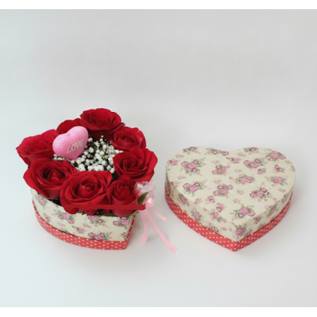 7 roses in box - 2 7 Roses in a Box | 新鮮玫瑰送達