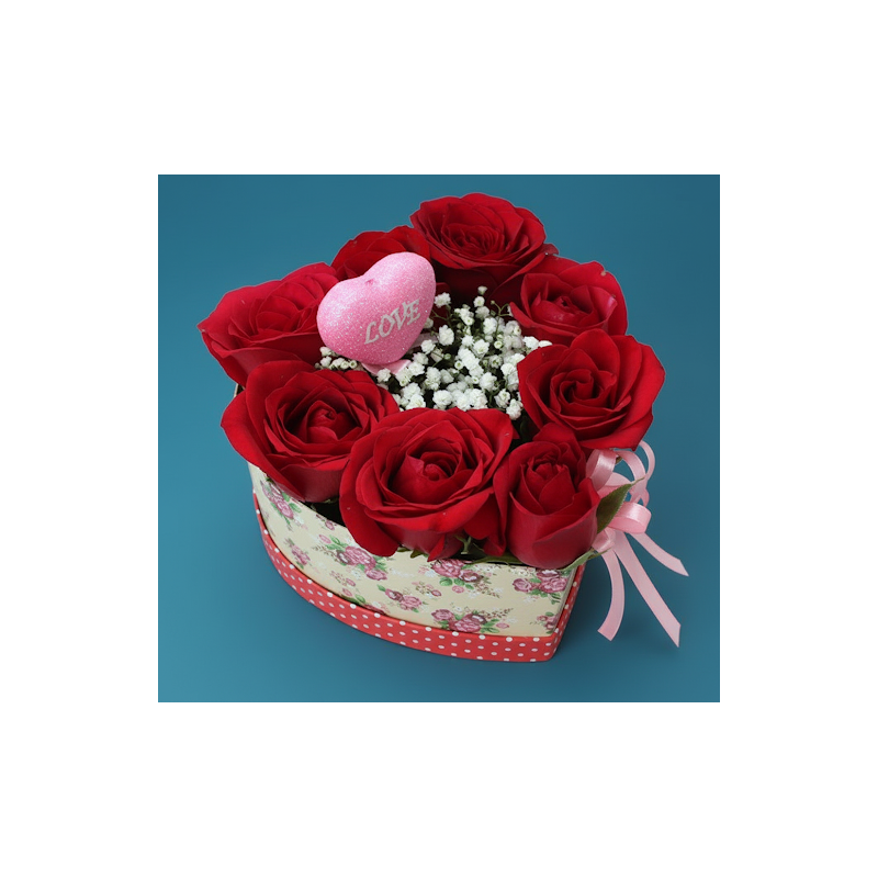 7 roses in box - 3 7 Roses in a Box | 新鮮玫瑰送達