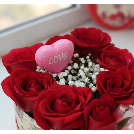 7 roses in box - 5 7 Roses in a Box | 新鮮玫瑰送達