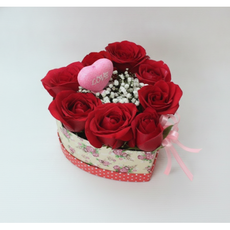 7 roses in box - 6 7 Roses in a Box | 新鮮玫瑰送達