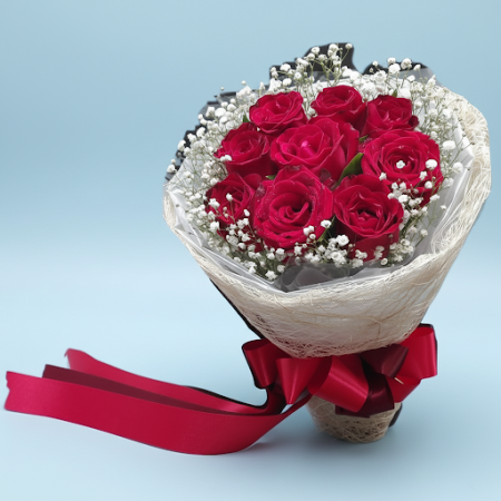 9 red roses flower - 3 9 Red Roses Bouquet | Färska Blommor OnlineÖverraska någon speciell med vår fantastiska bukett av 9 red r
