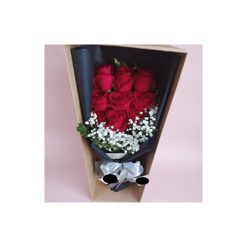 9 red roses flower in box - 5 9 Red Roses in a Box | Fresh Flower BouquetSurprise someone special with our stunning 9 red roses 