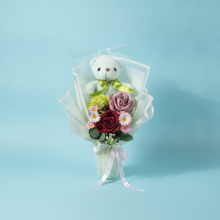 Art flowers with mini doll - 4 Art Flowers with Mini Doll | 발렌타인 데이 선물사랑하는 사람을 이번 발렌타인 데이에 매력적인 Art flowers with mini doll로 놀라게 