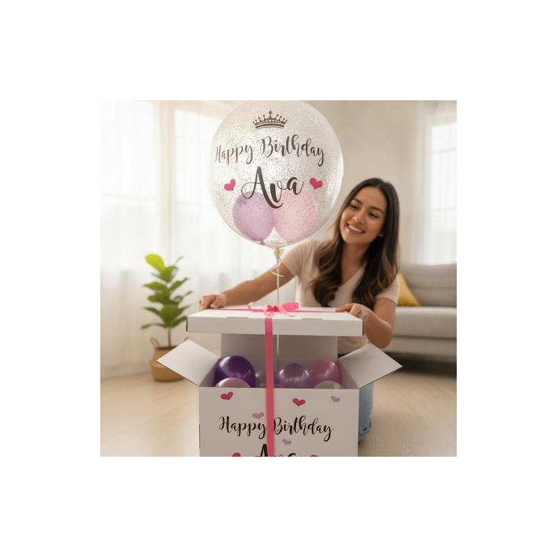 Balloon in box - 8Balloon in a Box | Удивительная доставка | Купить сейчасУдивите кого-то особенного с нашим Balloon in a Box! П