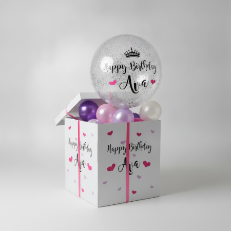 Balloon in box - 9Balloon in a Box | Удивительная доставка | Купить сейчасУдивите кого-то особенного с нашим Balloon in a Box! П