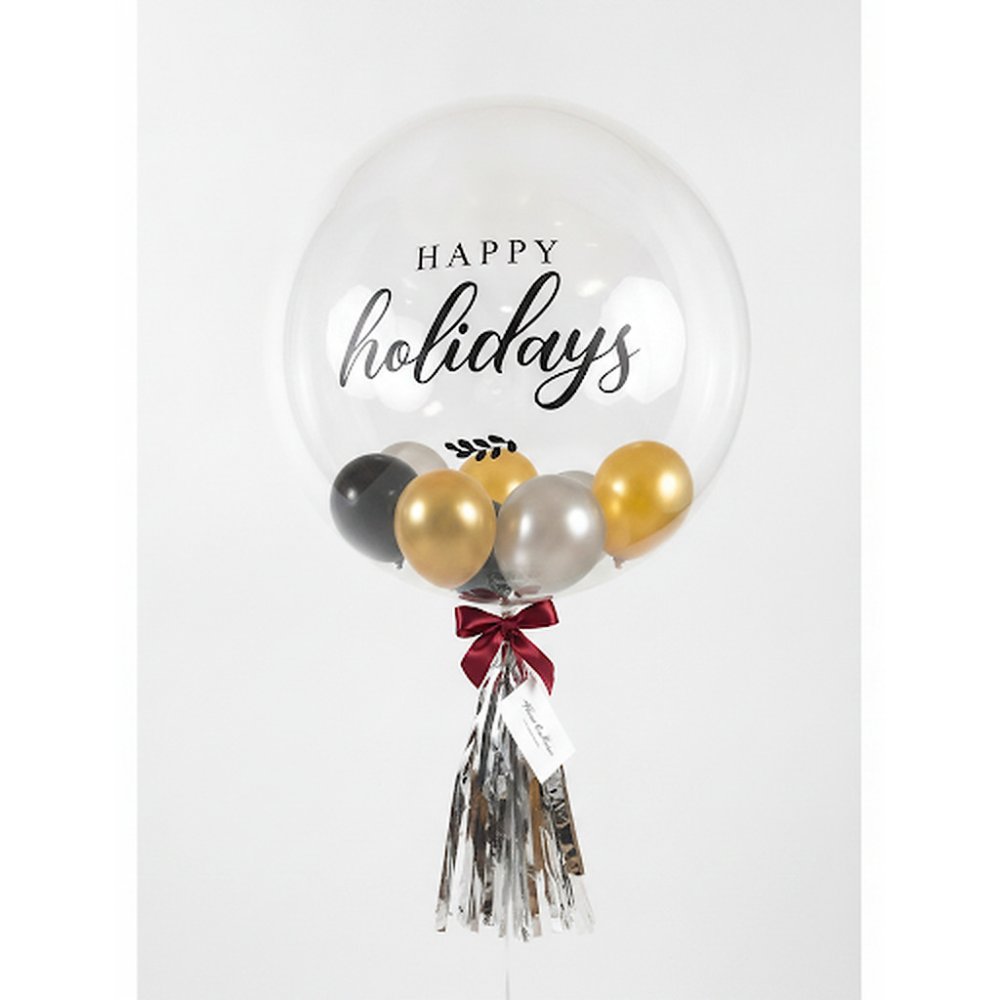 Festive holiday balloons party kit
