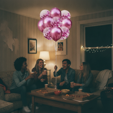 Balloons pink colors 10 pc for party - 2 Pink Balloons | 10 pc | Party Supplies | Thank YouElevate your party with our 10-pack o
