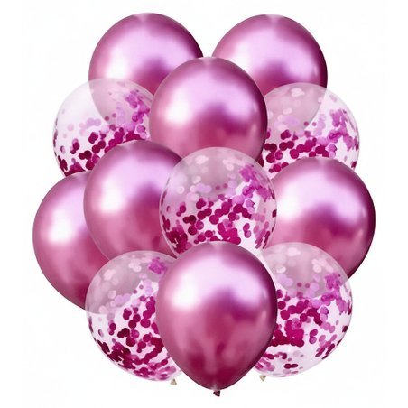 Balloons pink colors 10 pc for party