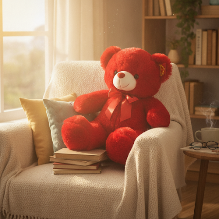 Big Teddy Bear size 80 cm - 6 Big Teddy Bear 80cm - Perfect Valentine's Gift!