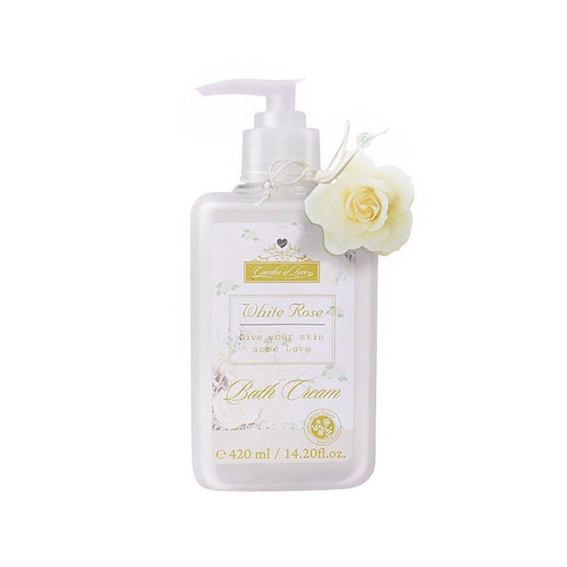 Bath Cream White Rose