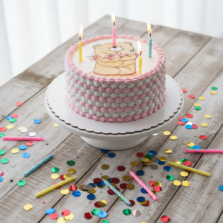 BIRTHDAY  CAKE SIIZE 4 P  1500G N23 - 4 Torta di Compleanno 4P - 1500g - N23 | Festeggia con la Torta!Delizia con la nostra tort